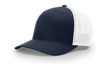 Richardson 110 R-Flex Trucker Hat - Navy/White