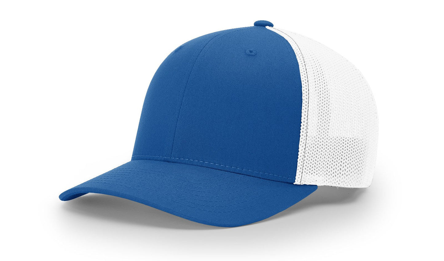 Richardson 110 R-Flex Trucker Hat - Royal/White