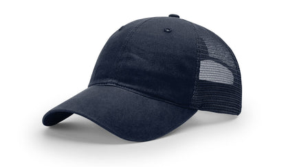 Richardson 111 Garment Washed Trucker Hat - Navy