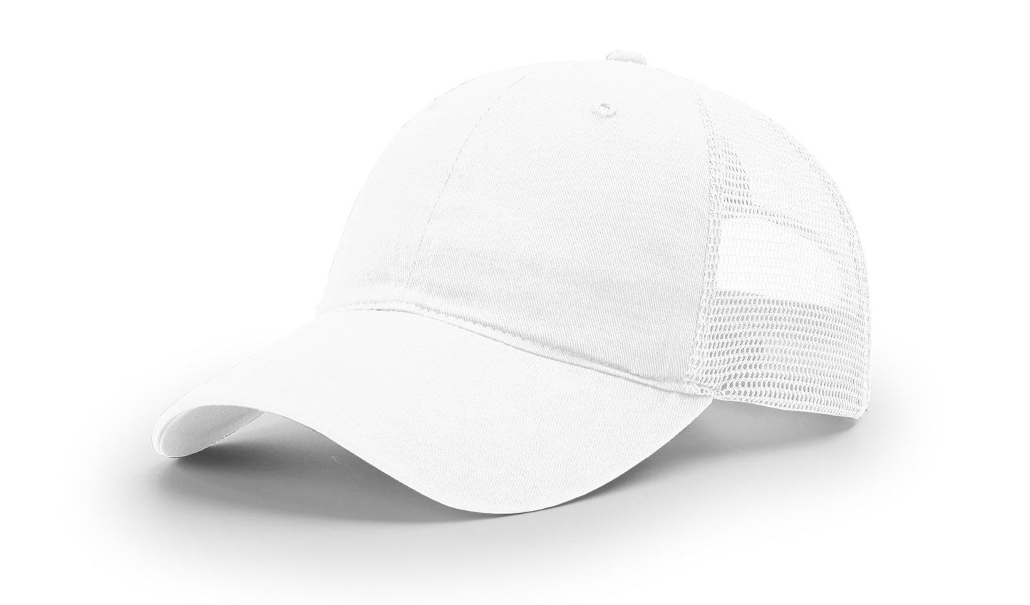 Richardson 111 Garment Washed Trucker Hat - White