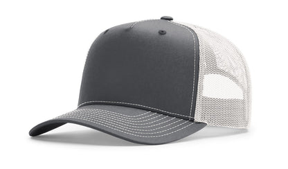 Richardson 112FPC Five Panel Champ Trucker Hat - Charcoal/Ice Grey