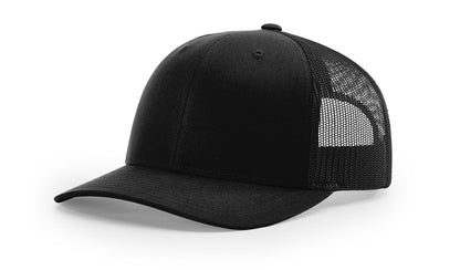 Richardson 112RE Recycled Trucker Hat - Black
