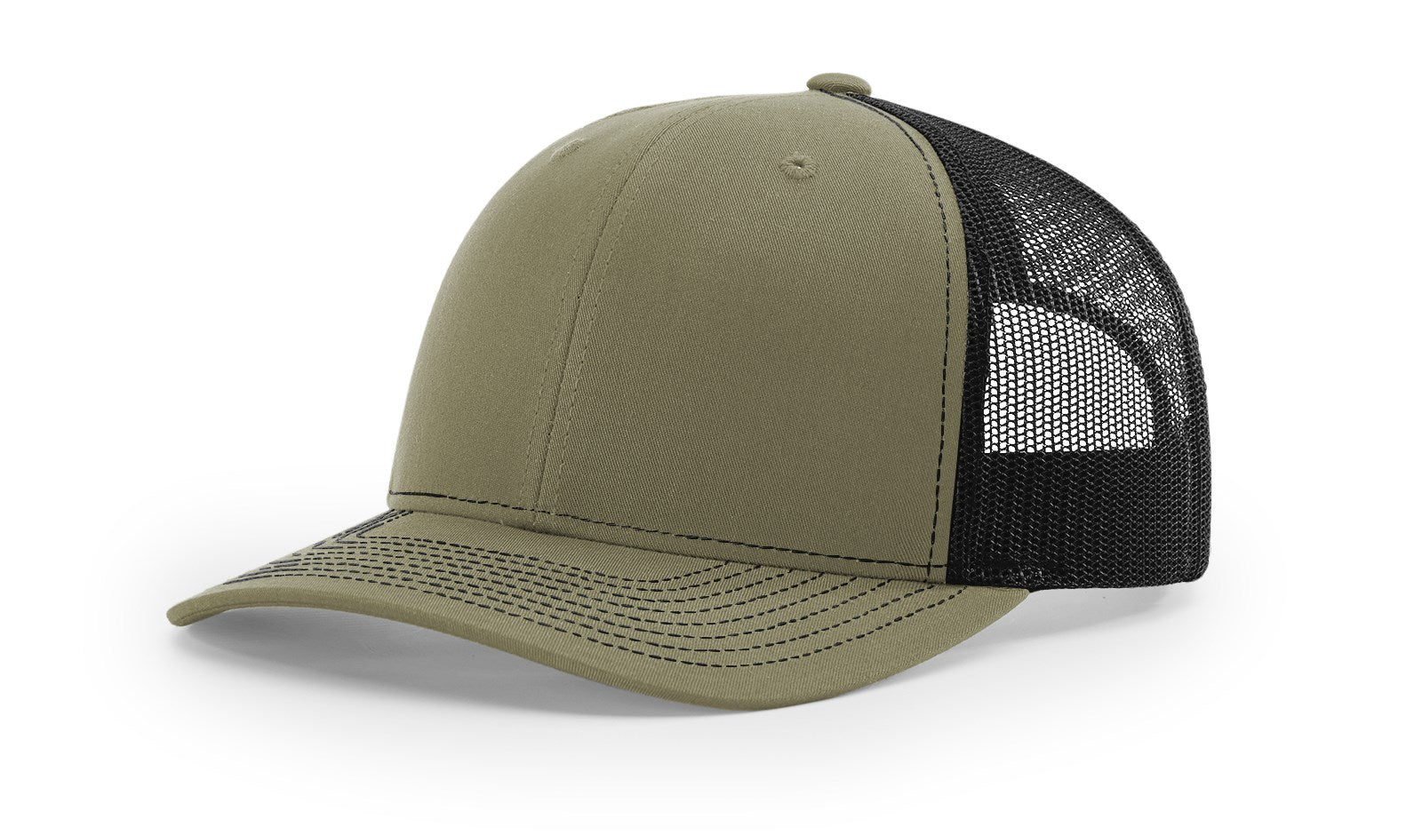 Richardson 112RE Recycled Trucker Hat - Loden/Black