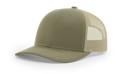 Richardson 112RE Recycled Trucker Hat - Loden/Khaki