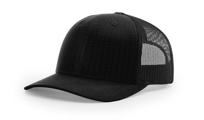 Richardson 112T Tactical Trucker Hat - Black