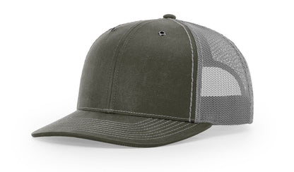 Richardson 112WF Fremont Workwear Trucker Hat - Olive/Charcoal
