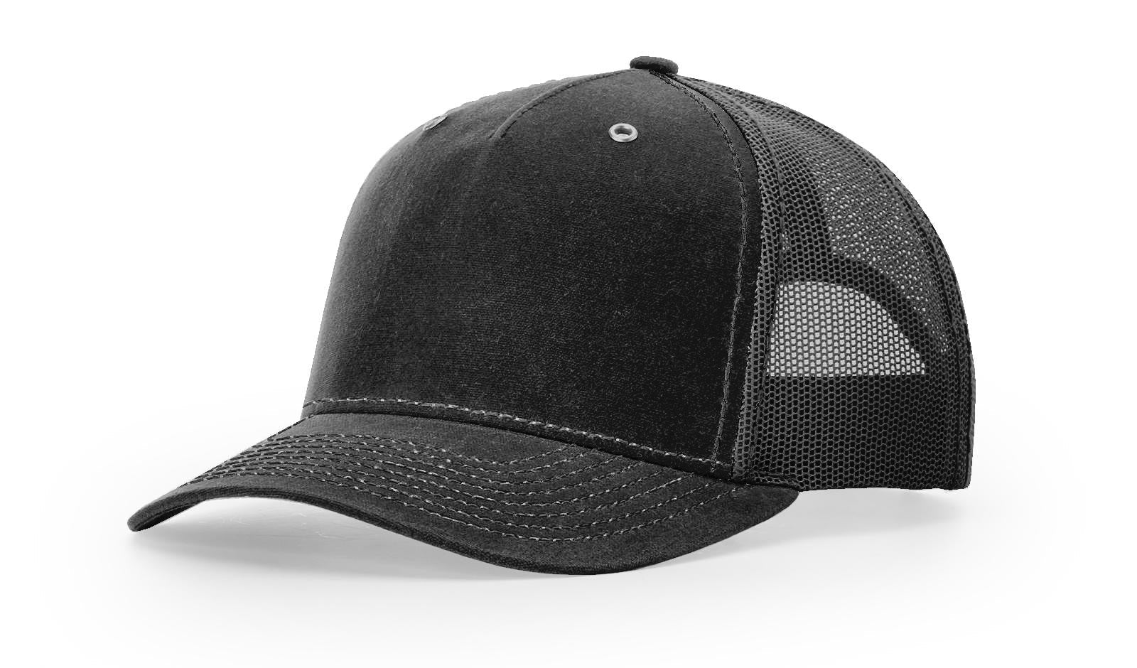Richardson 112WH Hawthorne Workwear Trucker Hat - Black
