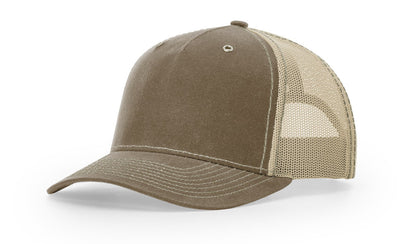 Richardson 112WH Hawthorne Workwear Trucker Hat - Buck/Khaki