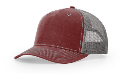 Richardson 112WH Hawthorne Workwear Trucker Hat - Burnt Red/Charcoal