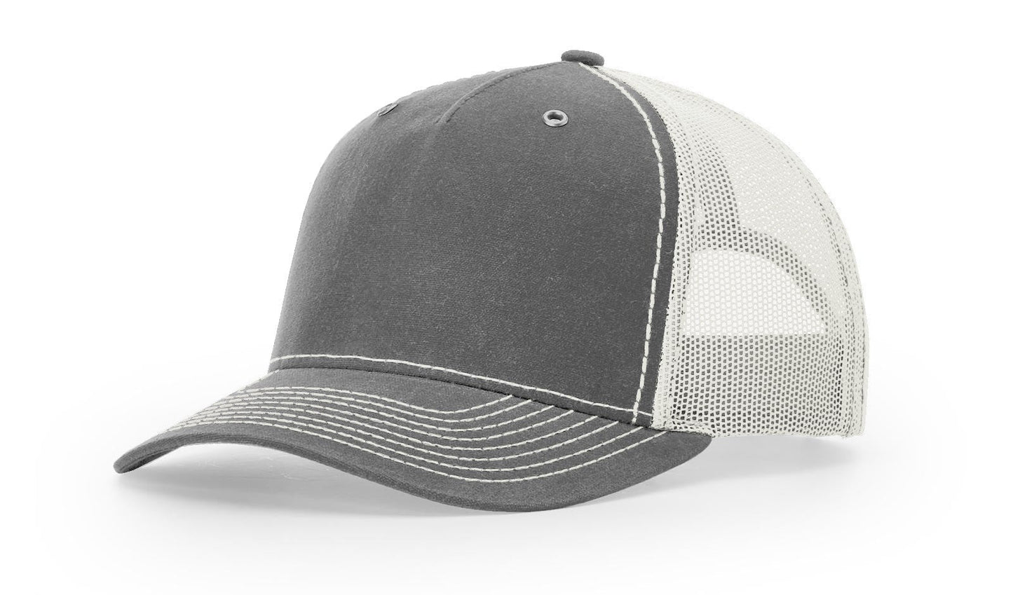 Richardson 112WH Hawthorne Workwear Trucker Hat - Rhino/Light Grey
