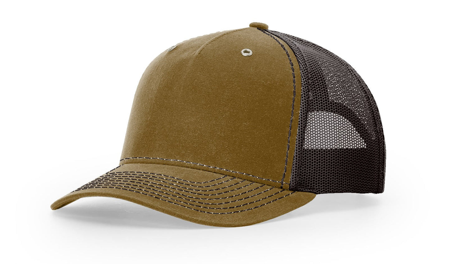 Richardson 112WH Hawthorne Workwear Trucker Hat - Whiskey/Brown