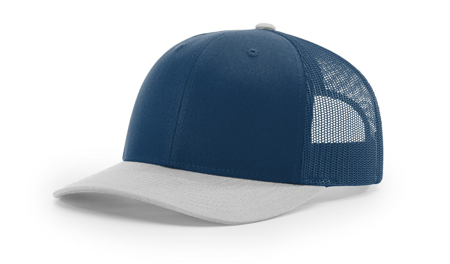 Richardson 112 Trucker Hat Combination Light Blue/Light Grey