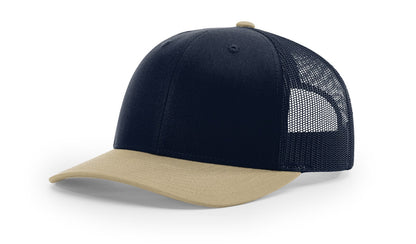 Richardson 112 Trucker Hat Combination Navy/Khaki