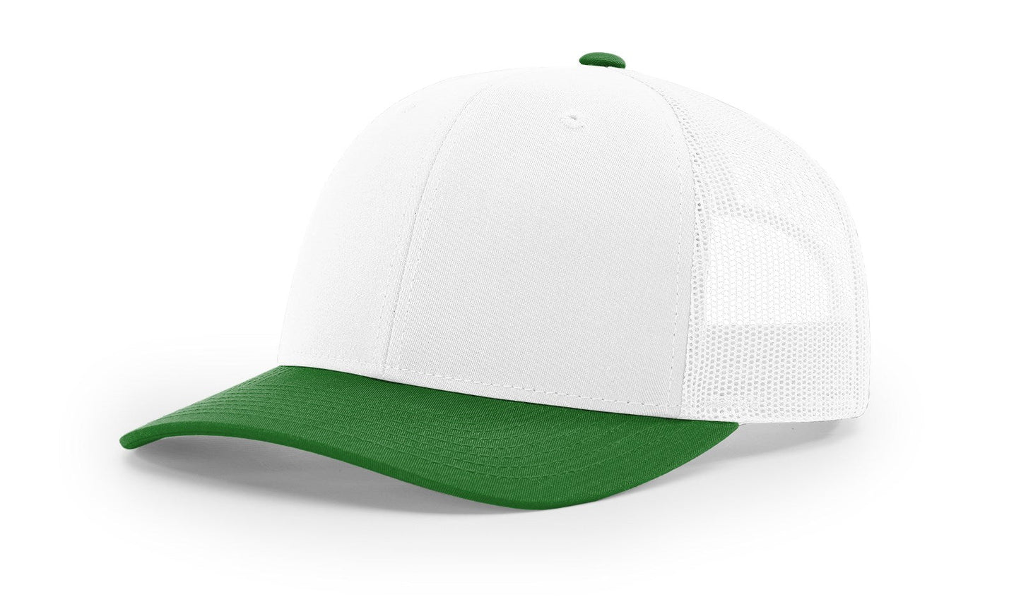 Richardson 112 Trucker Hat Combination White/Kelly