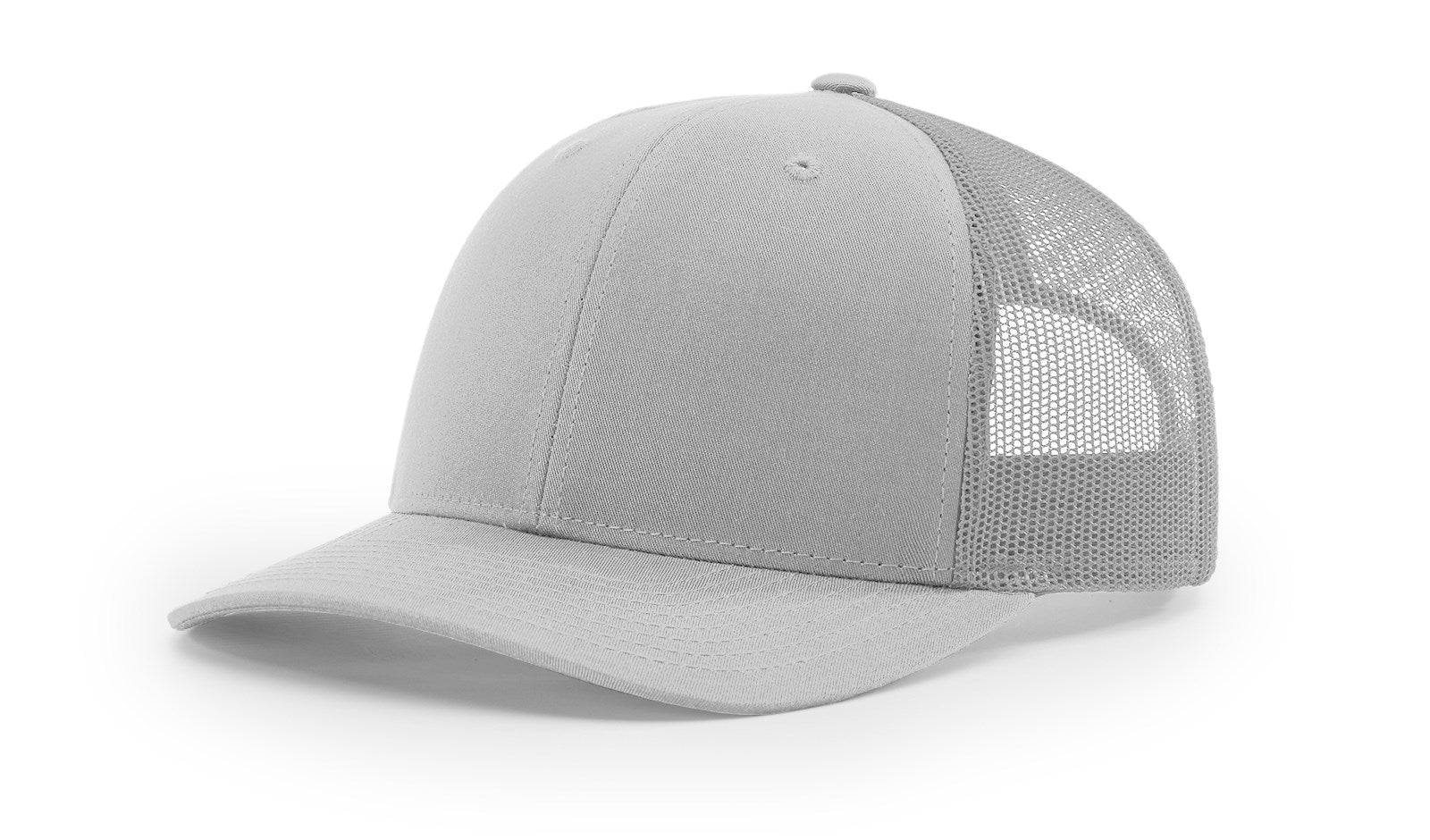 Richardson 112 Trucker Hat Solid Light Grey