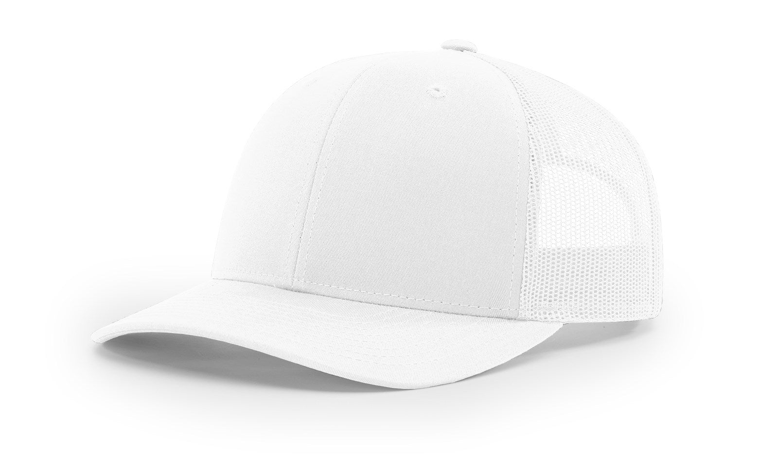 Richardson 112 Trucker Hat Solid White