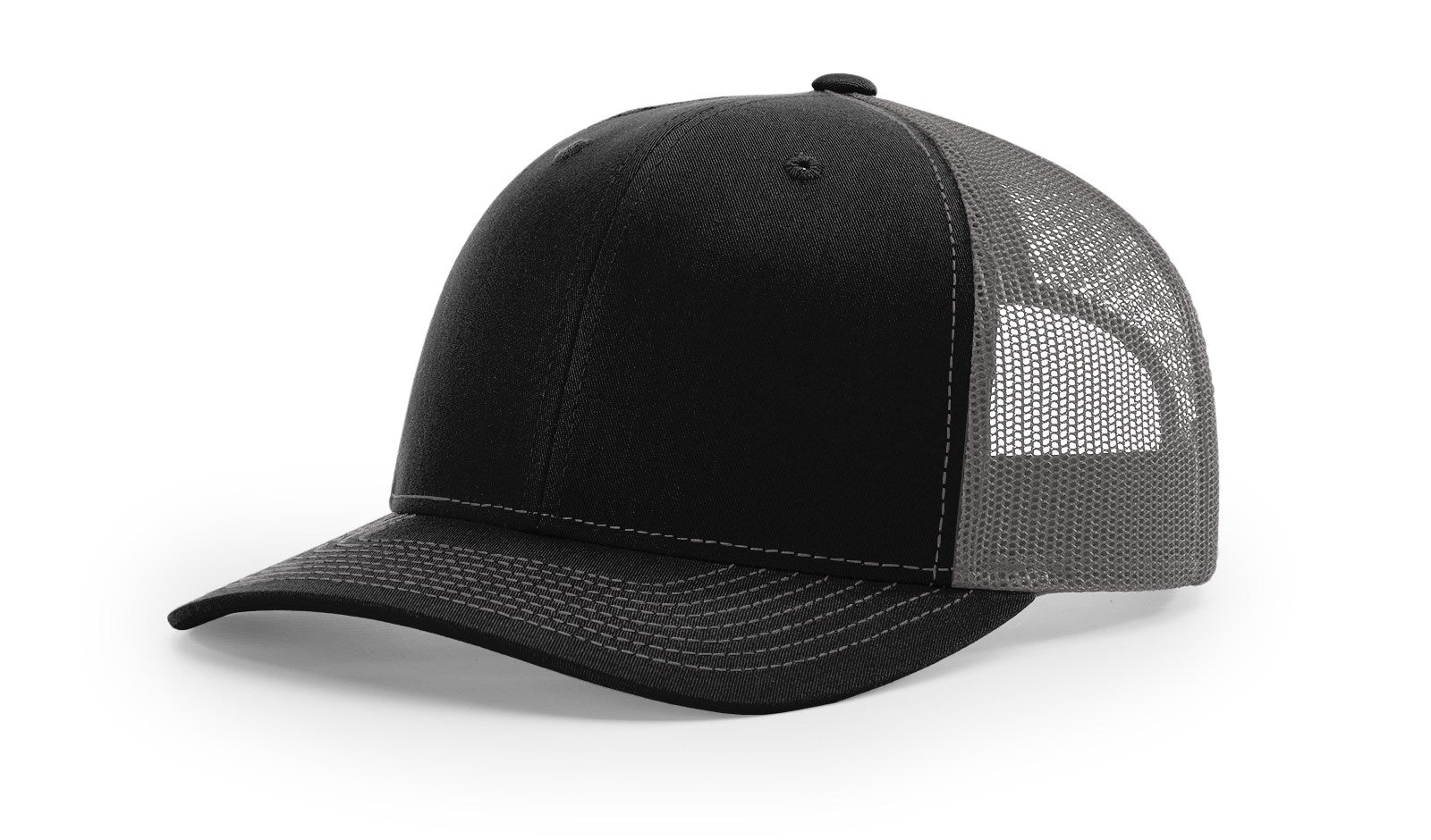 Richardson 112 Trucker Hat Split Black/Charcoal