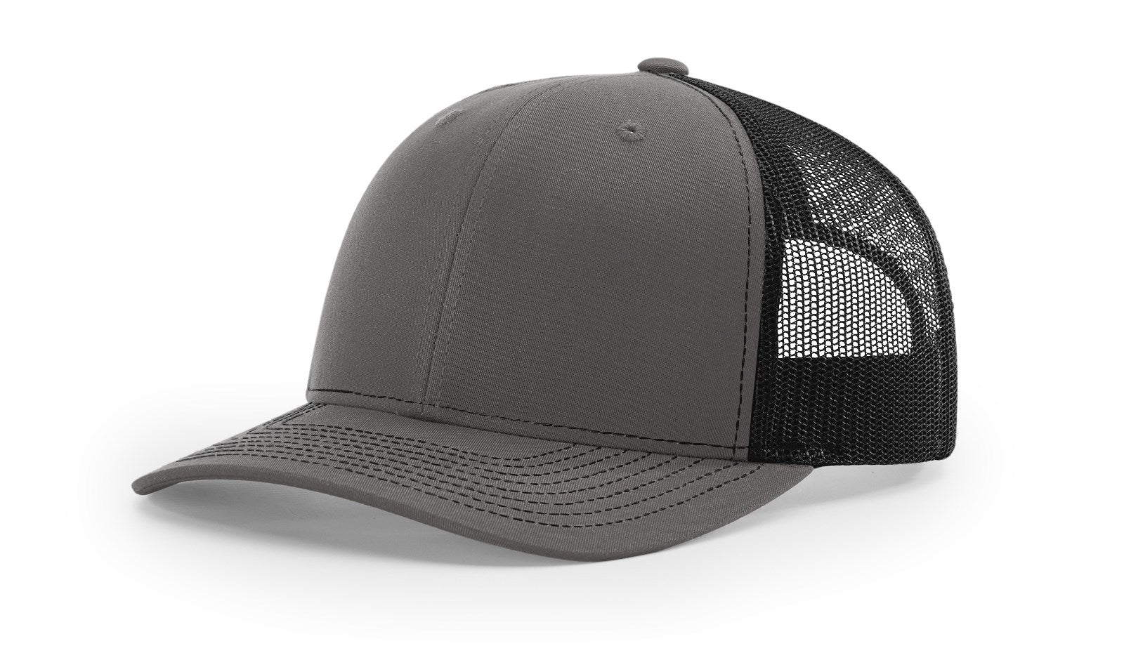 Richardson 112 Trucker Hat Split Charcoal/Black