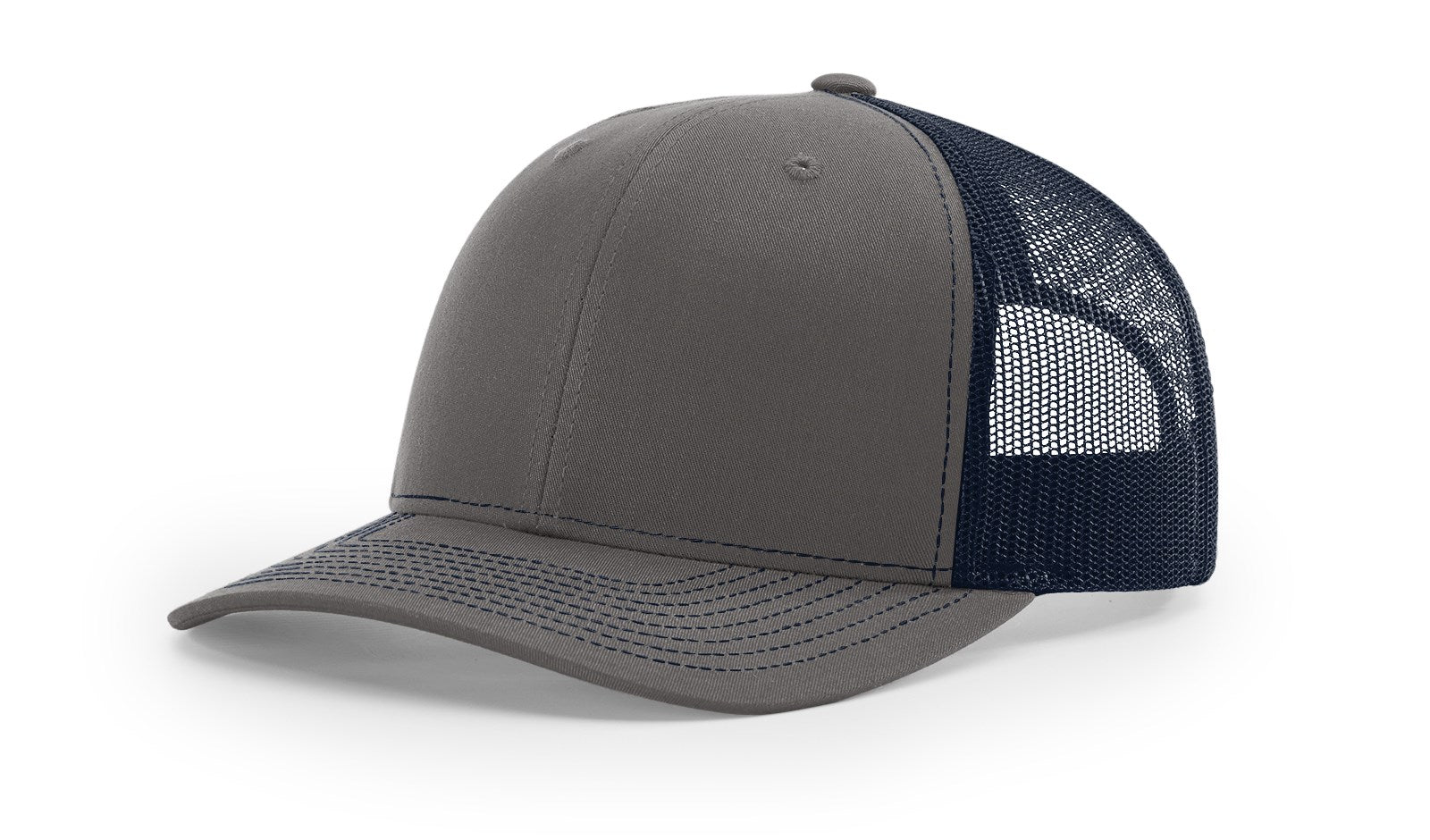 Richardson 112 Trucker Hat Split Charcoal/Navy