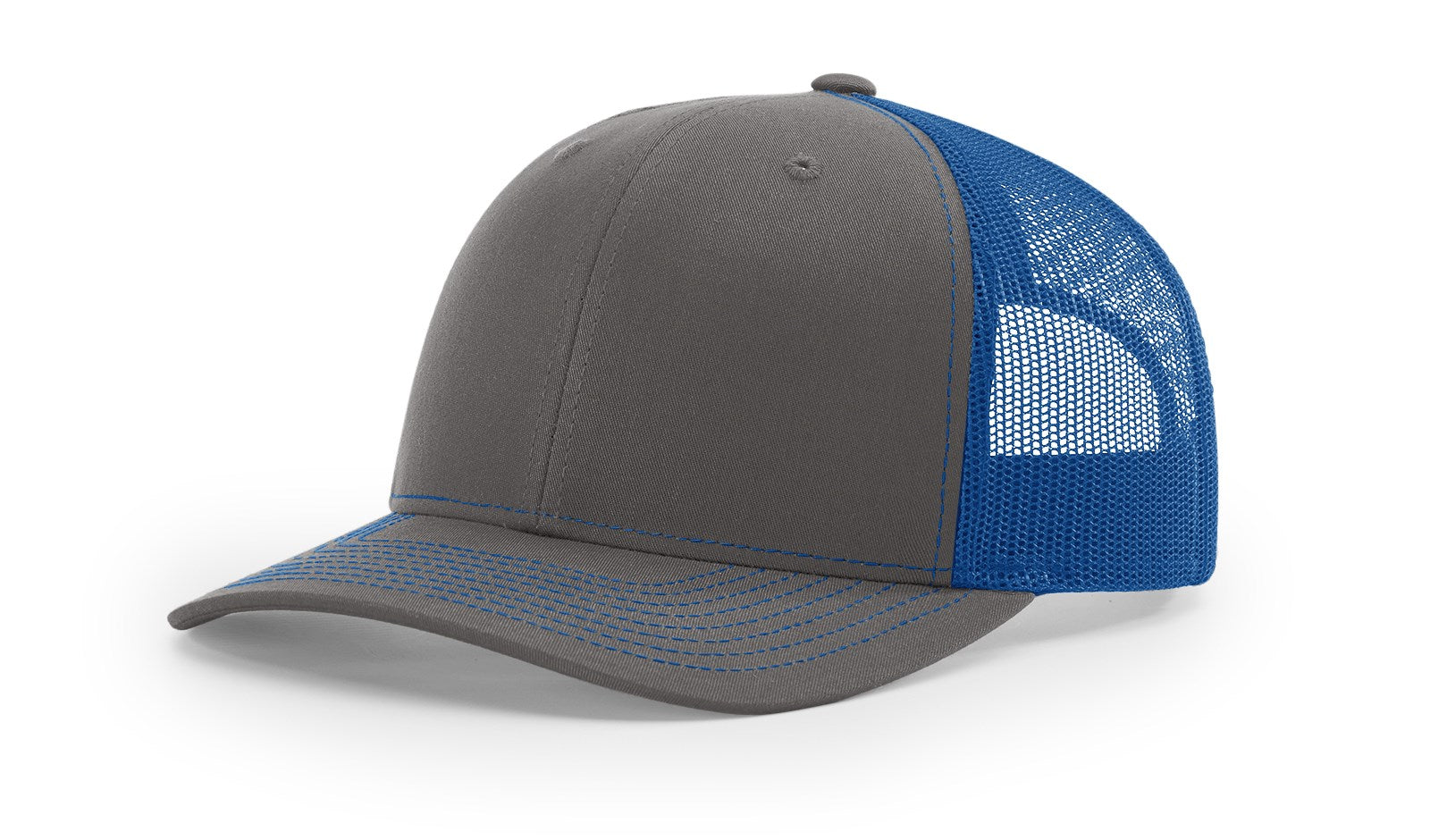 Richardson 112 Trucker Hat Split Charcoal/Royal