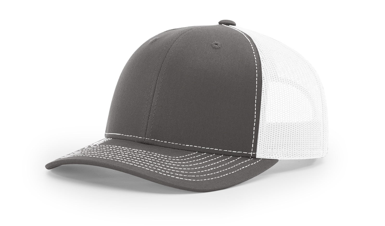 Richardson 112 Trucker Hat Split Charcoal/White