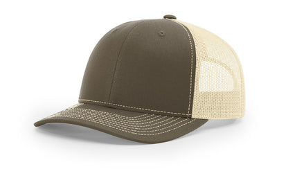 Richardson 112 Trucker Hat Split Chocolate Chip/Birch