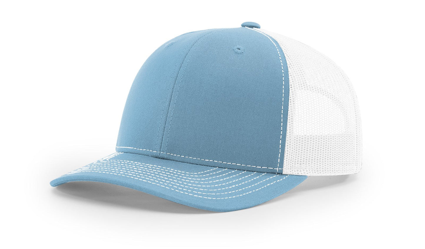 Richardson 112 Trucker Hat Columbia Blue/White