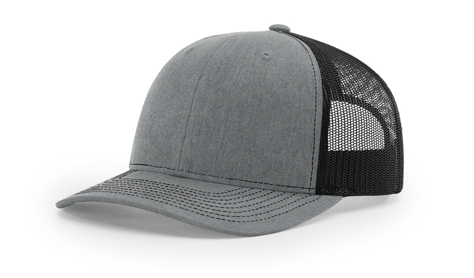 Richardson 112 Trucker Hat Split Heather Grey/Black