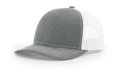 Richardson 112 Trucker Hat Split Heather Grey/White