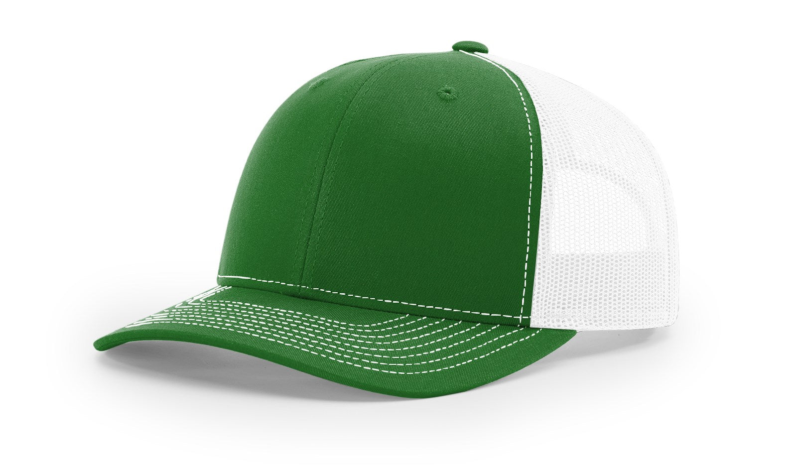 Richardson 112 Trucker Hat Split Kelly/White