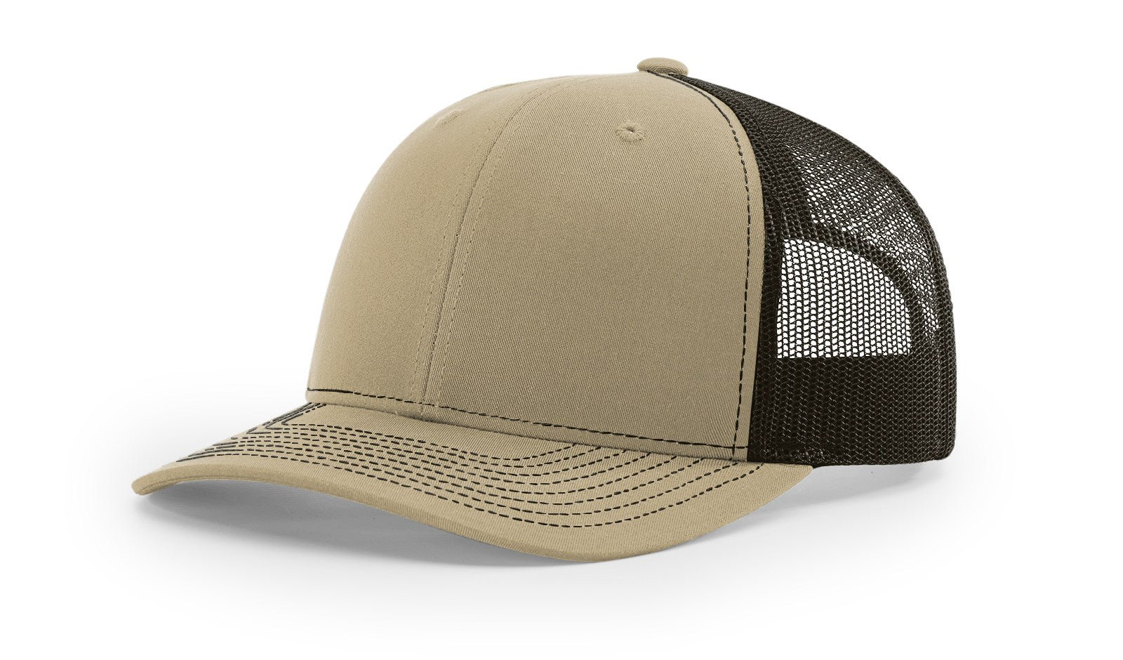 Richardson 112 Trucker Hat Split Khaki/Coffee