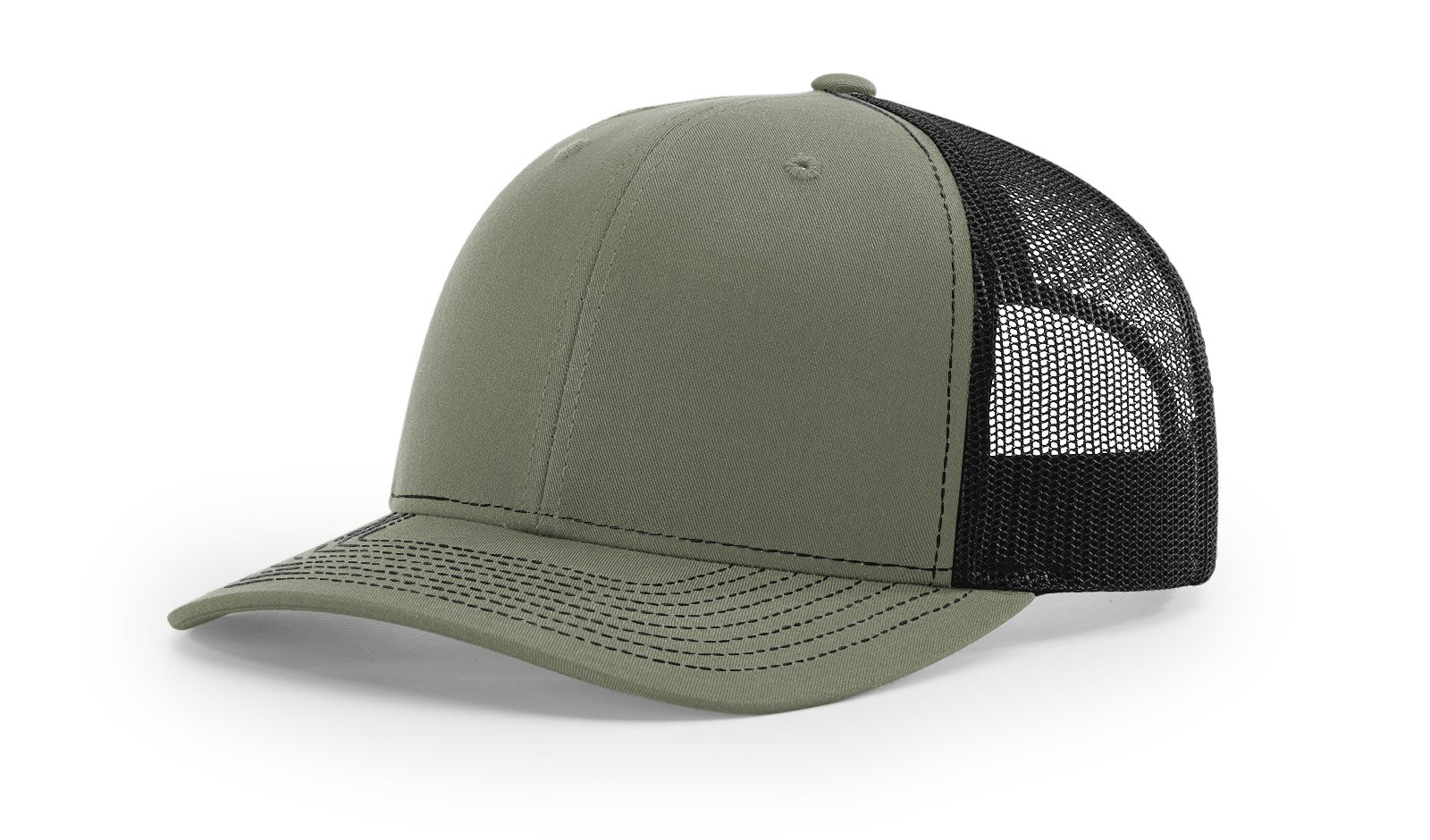 Richardson 112 Trucker Hat Split Loden/Black