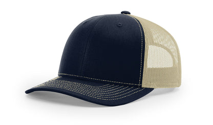 Richardson 112 Trucker Hat Split Navy/DK Khaki