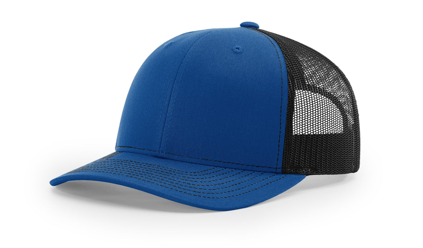 Richardson 112 Trucker Hat Split Royal/Black