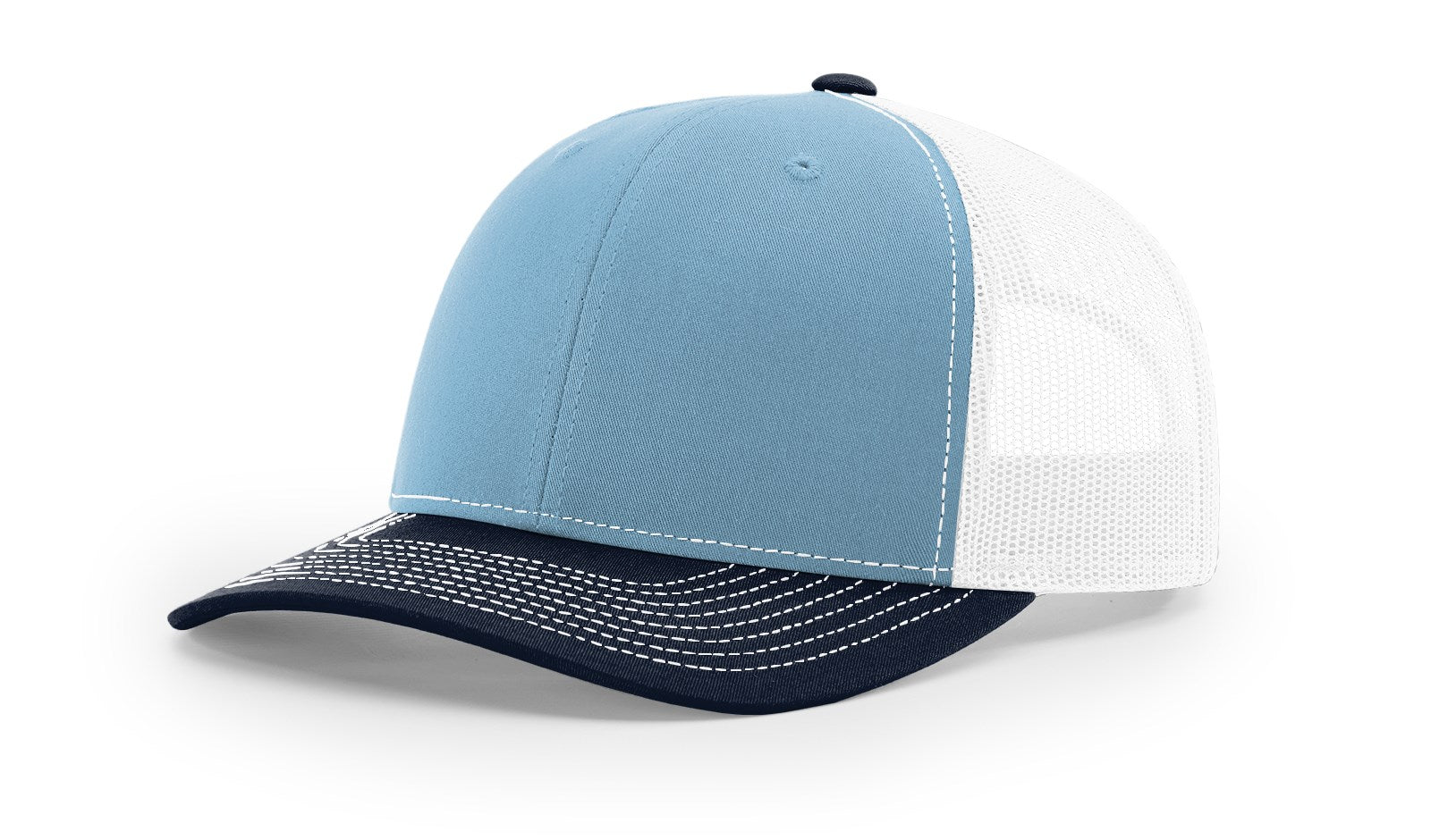 Richardson 112 Trucker Hat Tri Columbia Blue/White/Navy