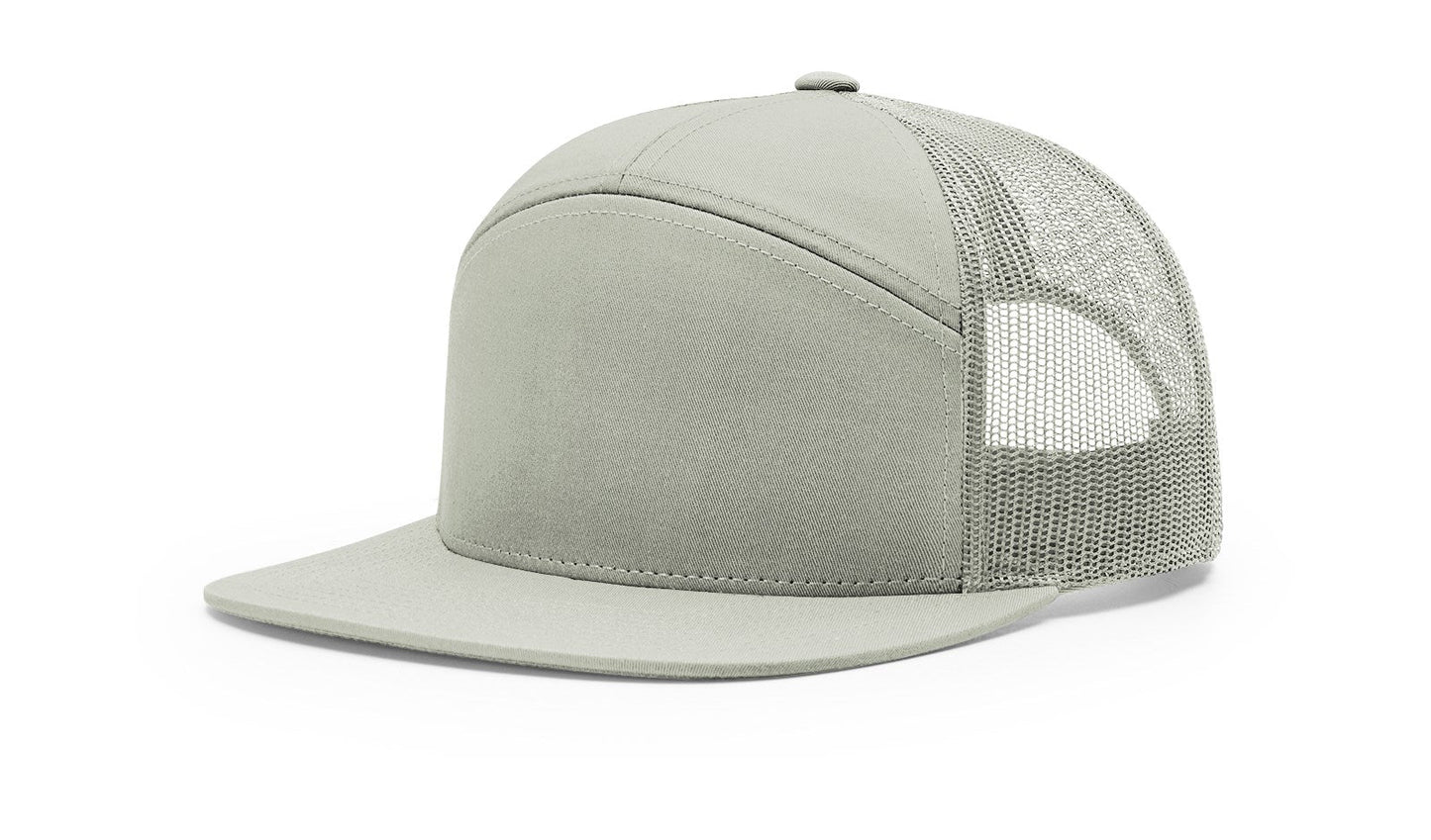 Richardson 168 Seven Panel Trucker Hat - Solid Quarry