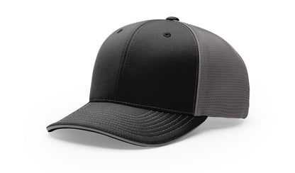 Richardson 172 Pulse Sportmesh R-Flex Hat - Split Black/Charcoal