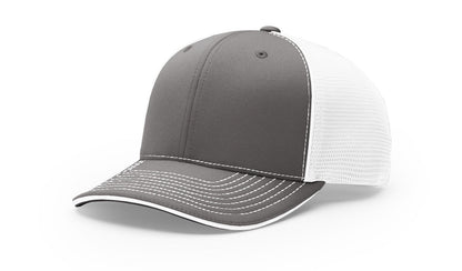 Richardson 172 Pulse Sportmesh R-Flex Hat - Split Charcoal/White