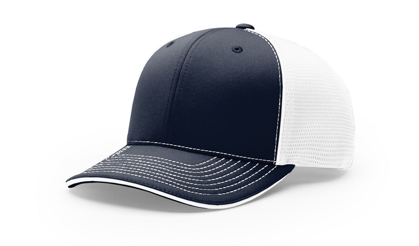 Richardson 172 Pulse Sportmesh R-Flex Hat - Split Navy/White