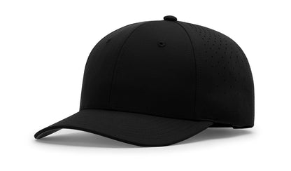 Richardson 228 Low Pro Performance Laser Perf Hat - Black