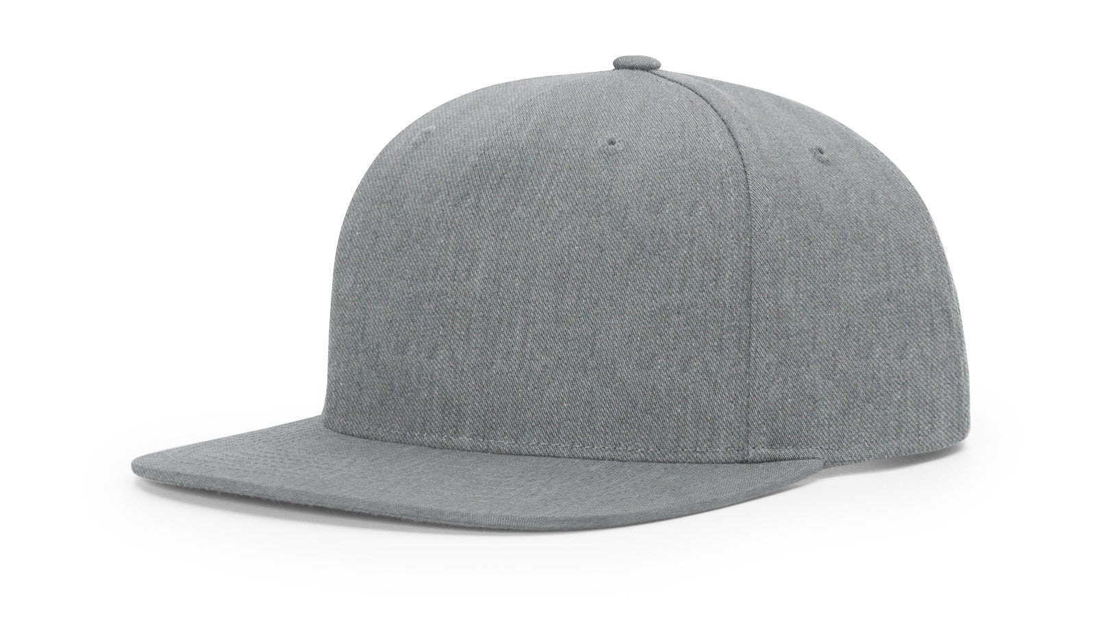 Richardson 255 Pinch Front Structured Snapback Hat - Heather Grey