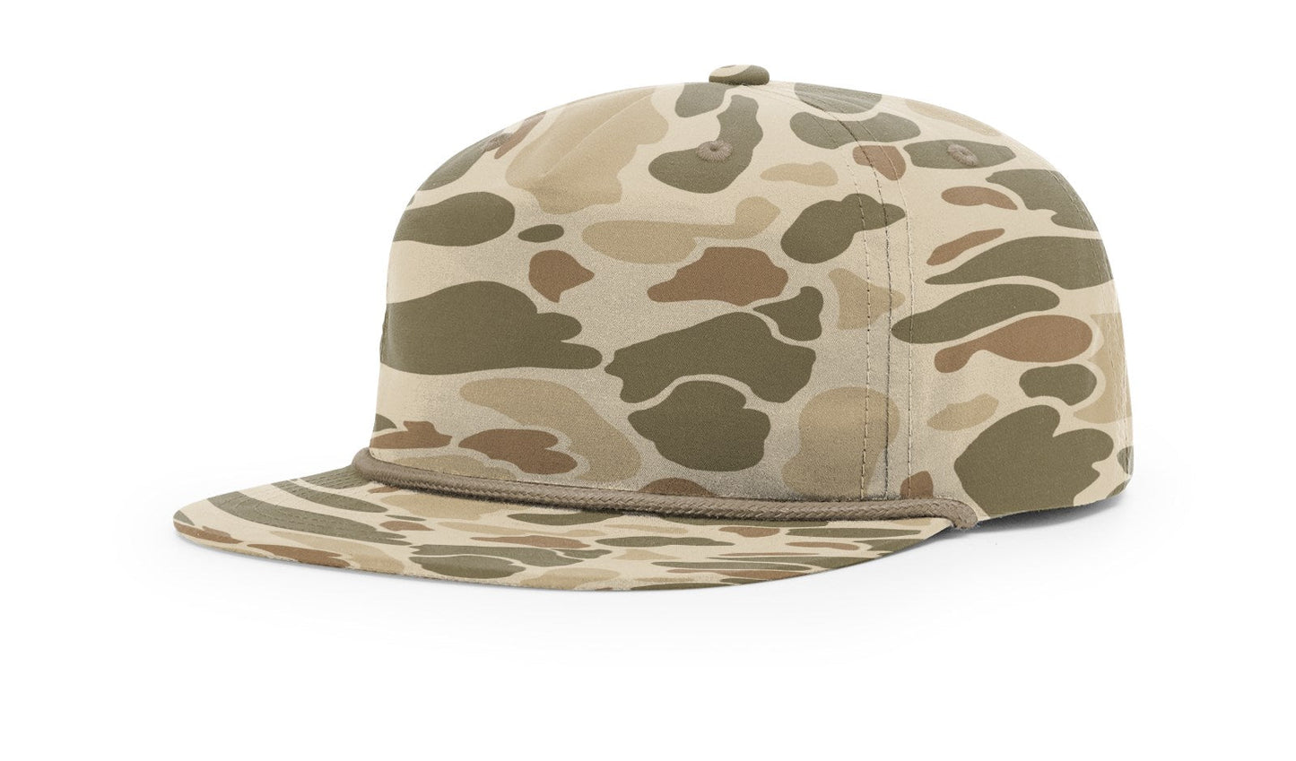 Richardson 256P Printed Umpqua Gramps Cap - Harvest Duck Camo/Light Brown