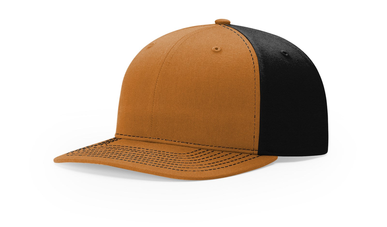 Richardson 312 Twill Back Trucker Hat - Caramel/Black