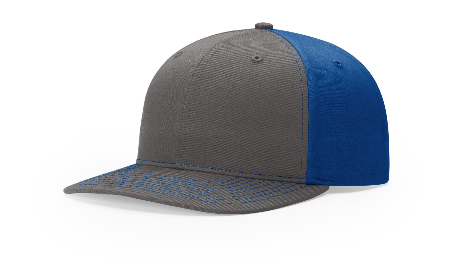 Richardson 312 Twill Back Trucker Hat - Charcoal/Royal