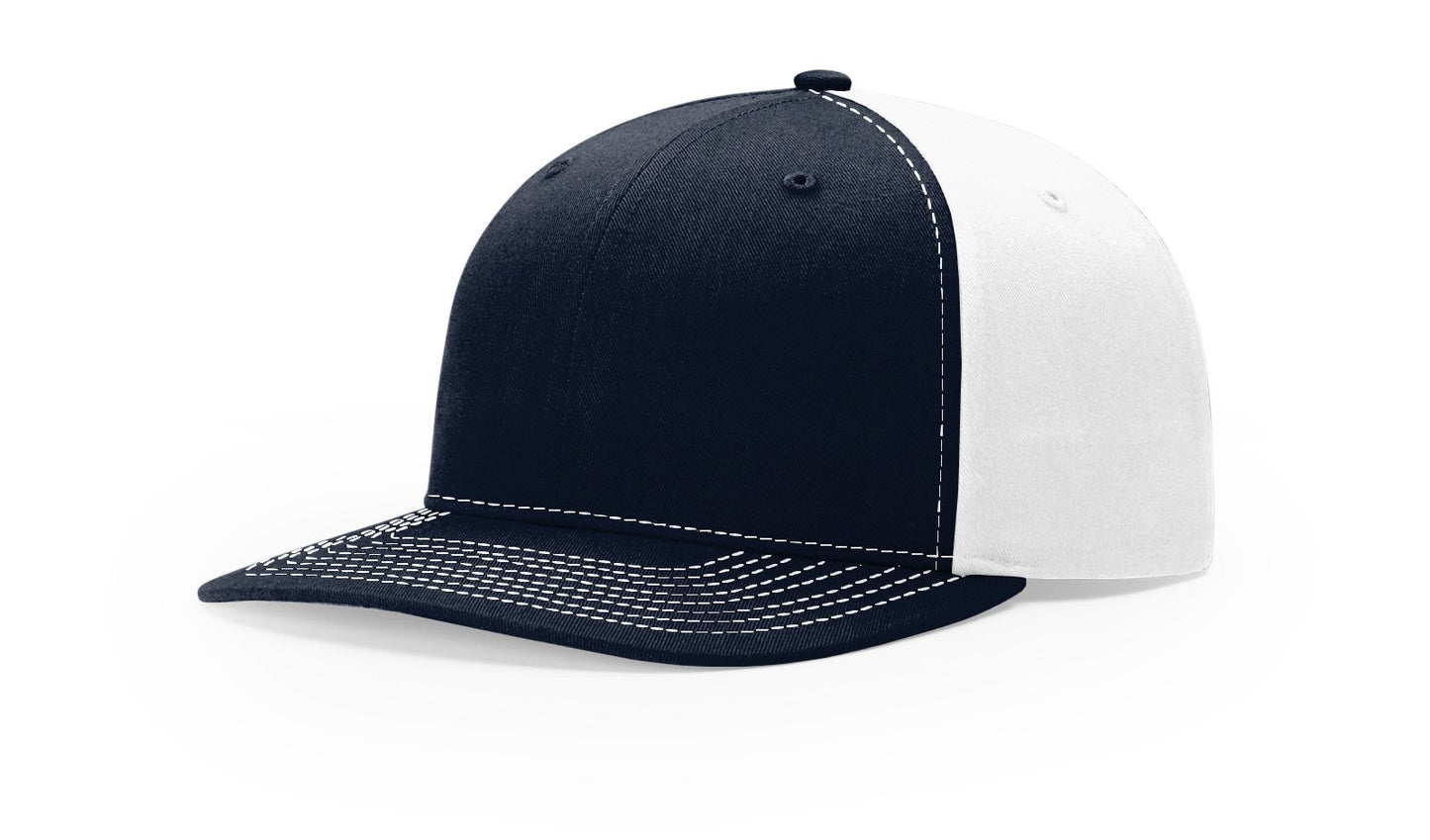 Richardson 312 Twill Back Trucker Hat - Navy/White