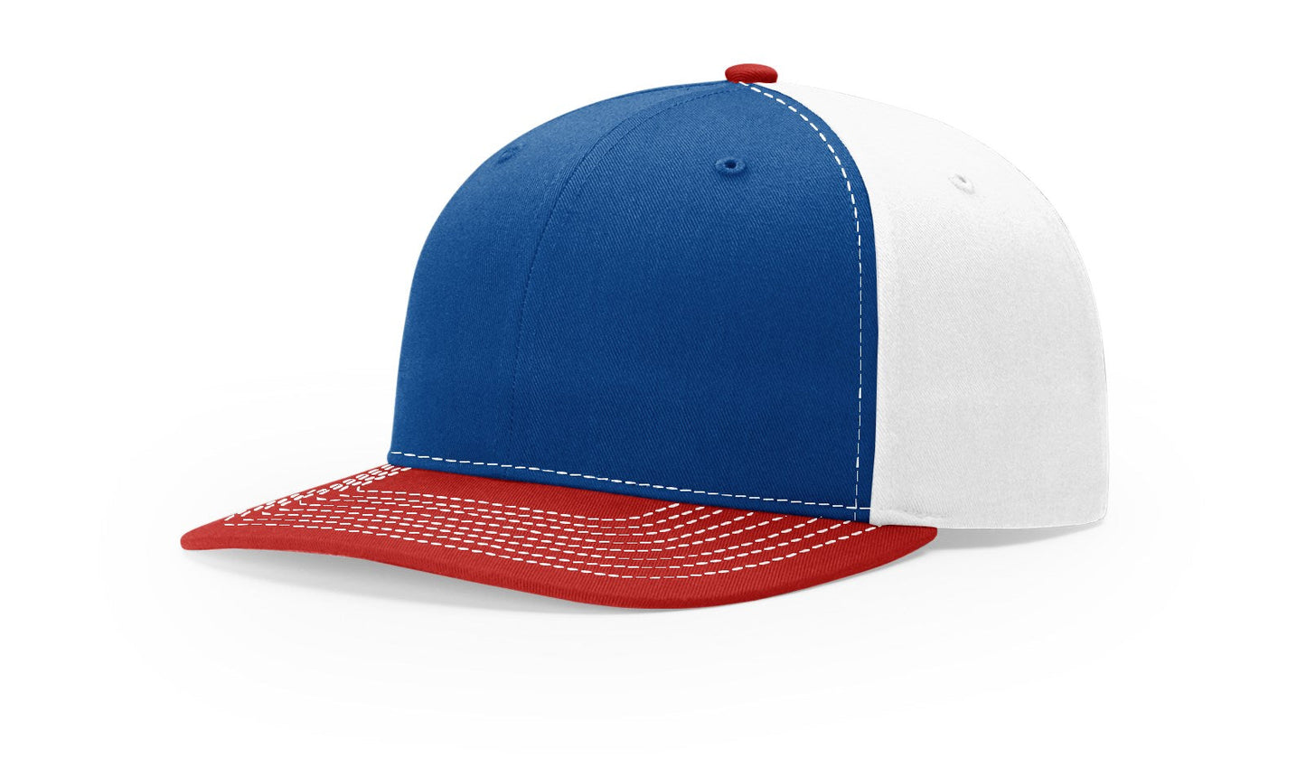 Richardson 312 Twill Back Trucker Hat - Royal/White/Red