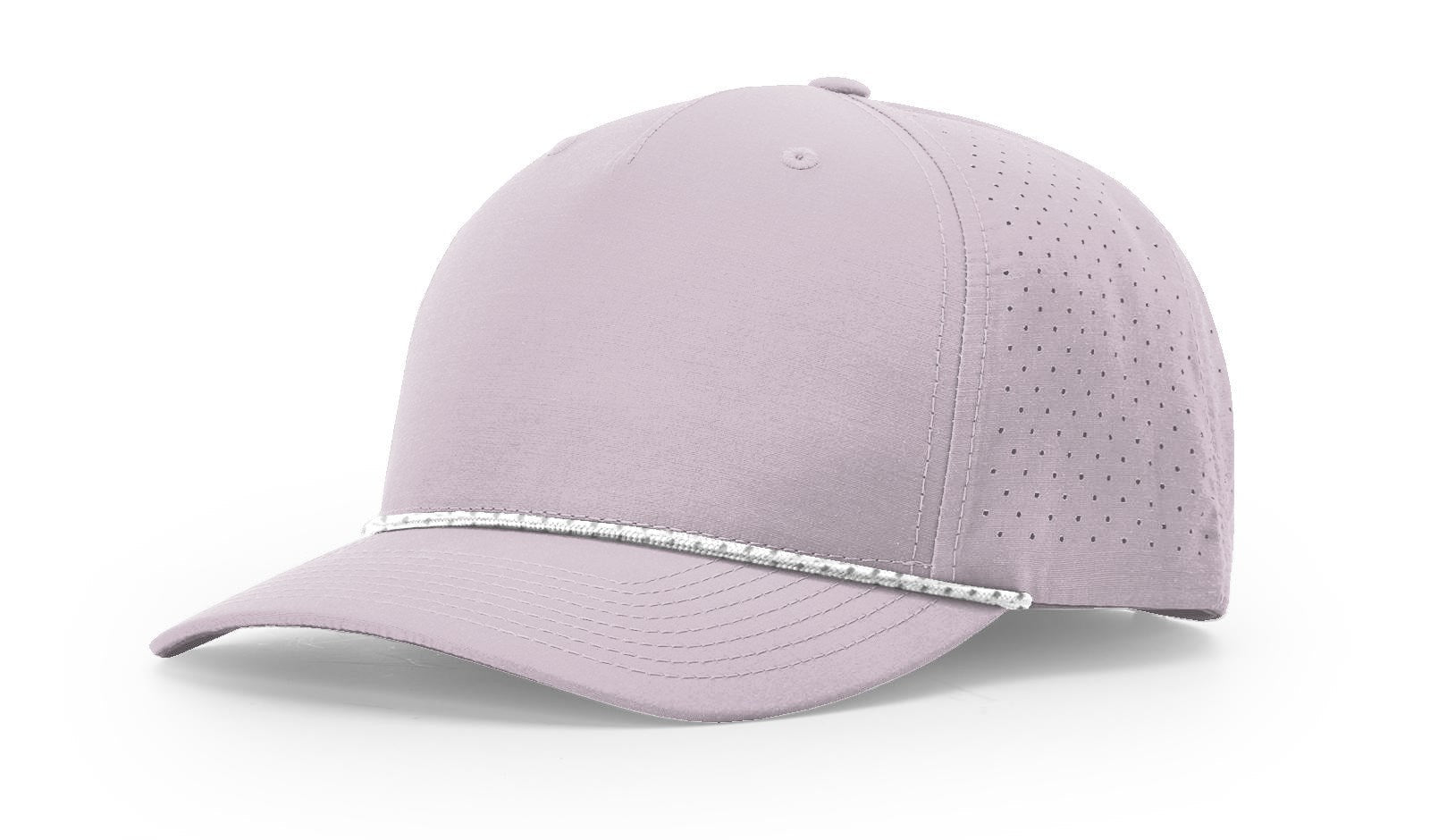 Richardson 355 Laser Perf Performance Rope Hat in Lilac/White-Grey