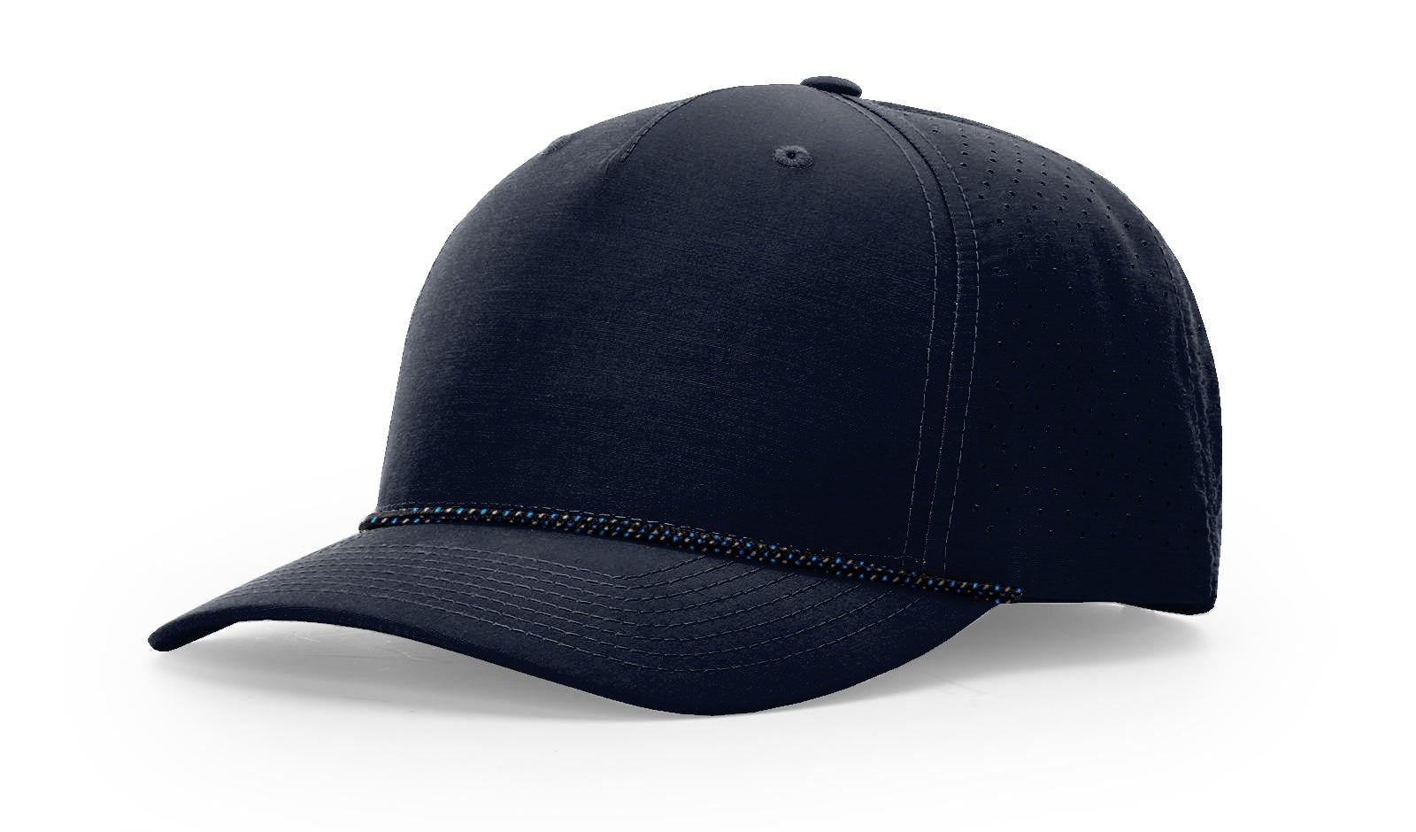 Richardson 355 Laser Perf Performance Rope Hat in Navy/Midnight Navy-Grey-Blue