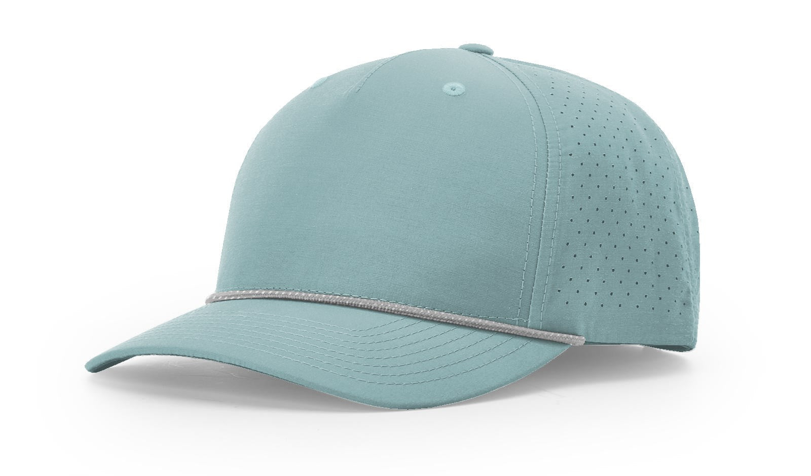 Richardson 355 Laser Perf Performance Rope Hat in Smoke Blue/Grey-White