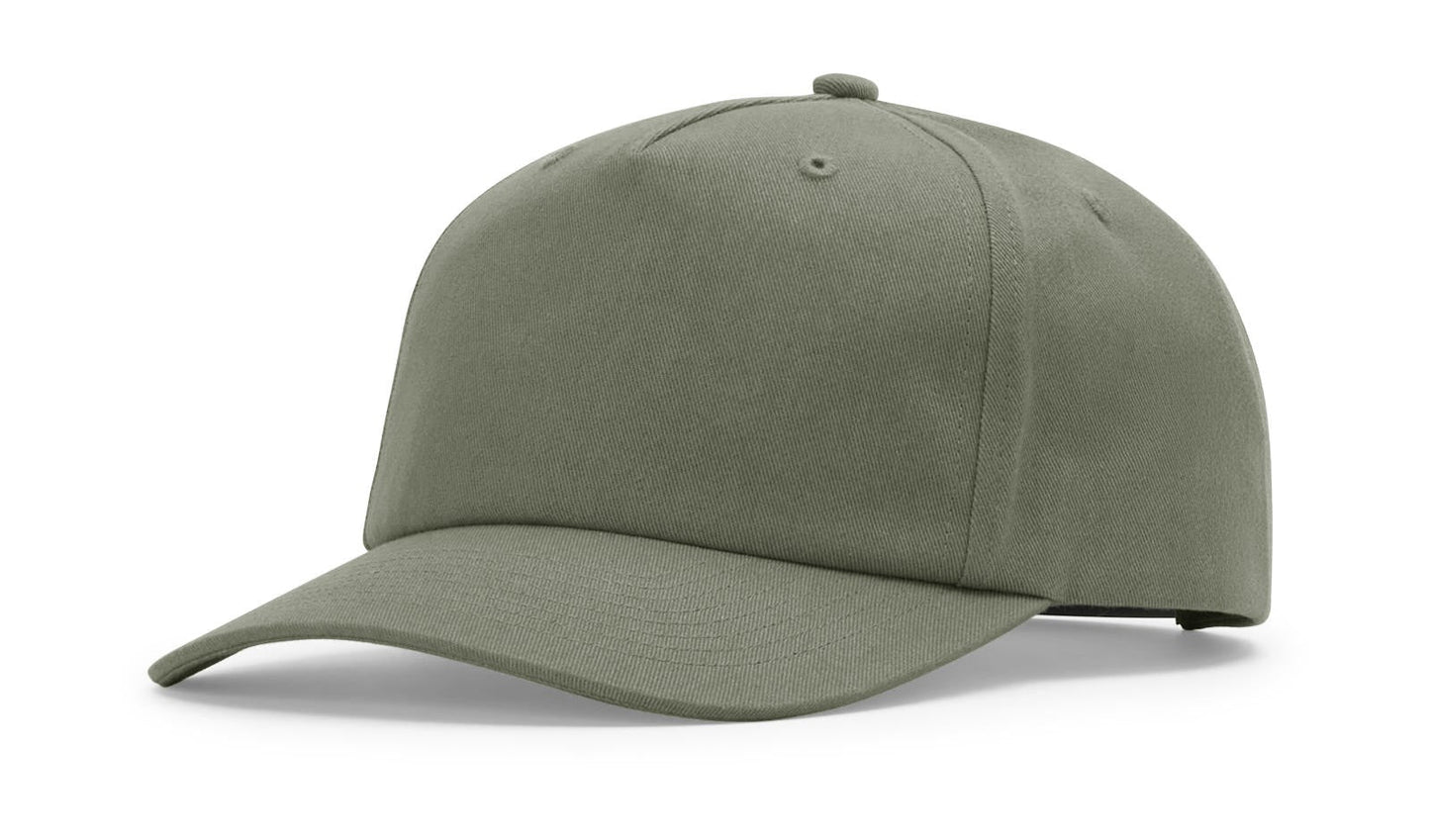 Richardson 356 Five Panel Relaxed Gramps Cap in Loden